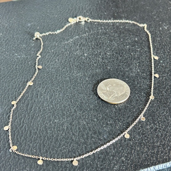 Vintage Silpada Gold Necklace Minimalist Design with Sparkling Elements - Picture 1 of 4